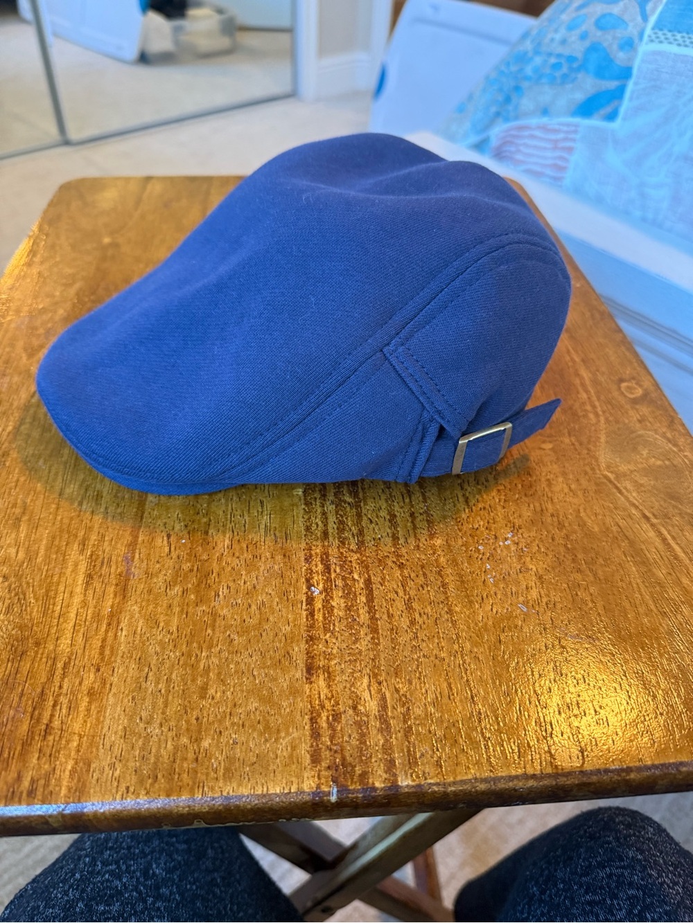 Tacori Classic Navy Flat Cap - Adjustable Cotton Blend - New Never Worn